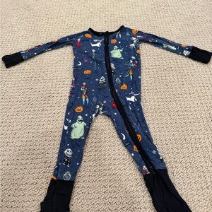 Kids Bamboo Nightmare Before Christmas One Piece Pajama